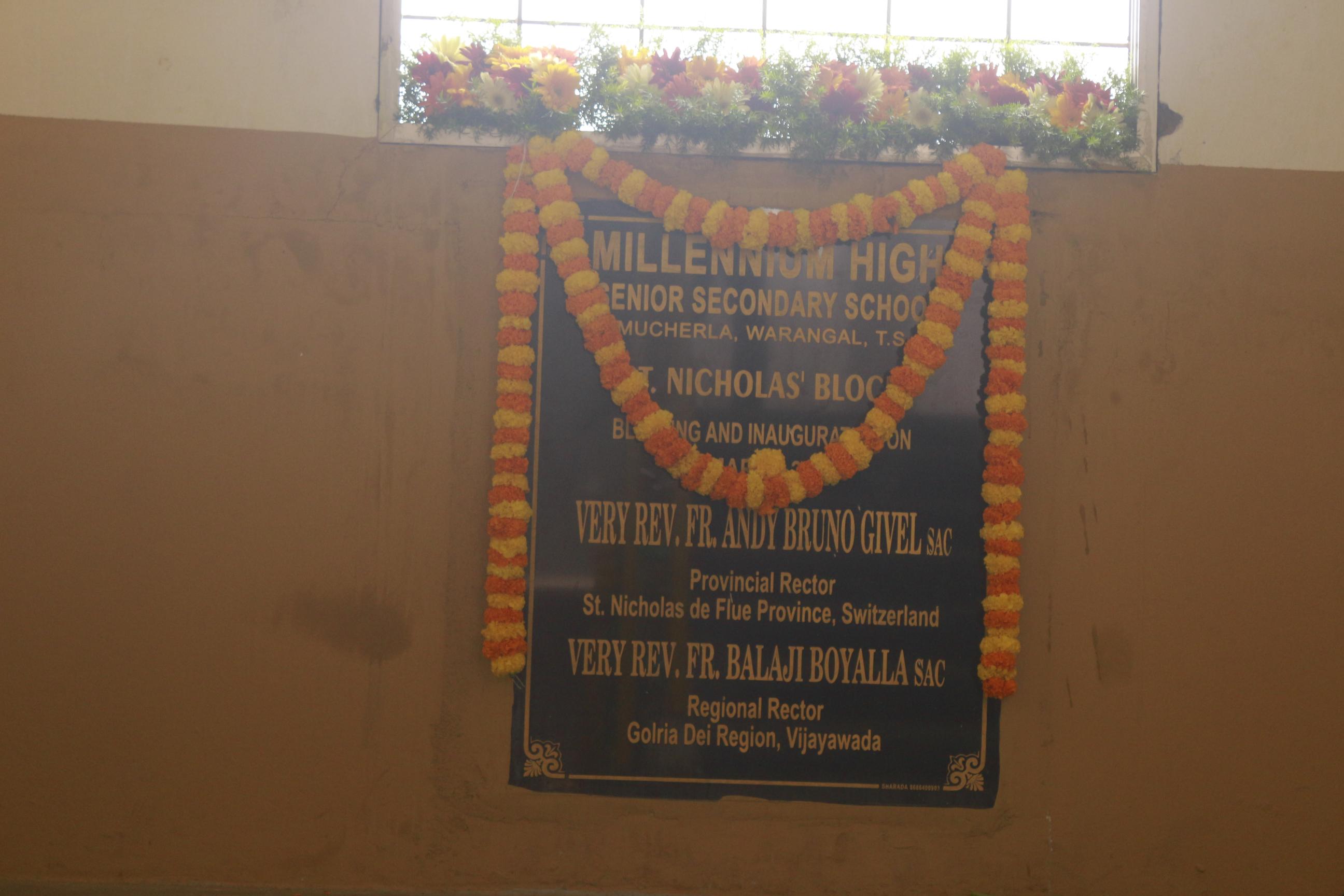 PRE–PRIMARY BLOCK INAUGURATION 